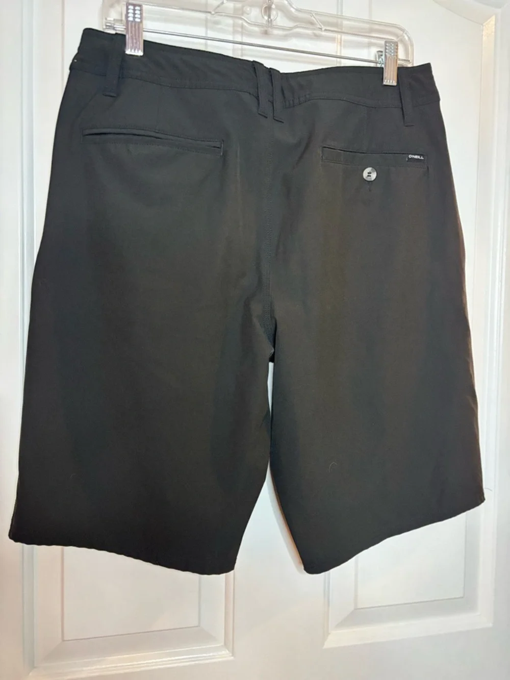 NWOT O'Neill Men's Black Hybrid Board Shorts land or water size 32